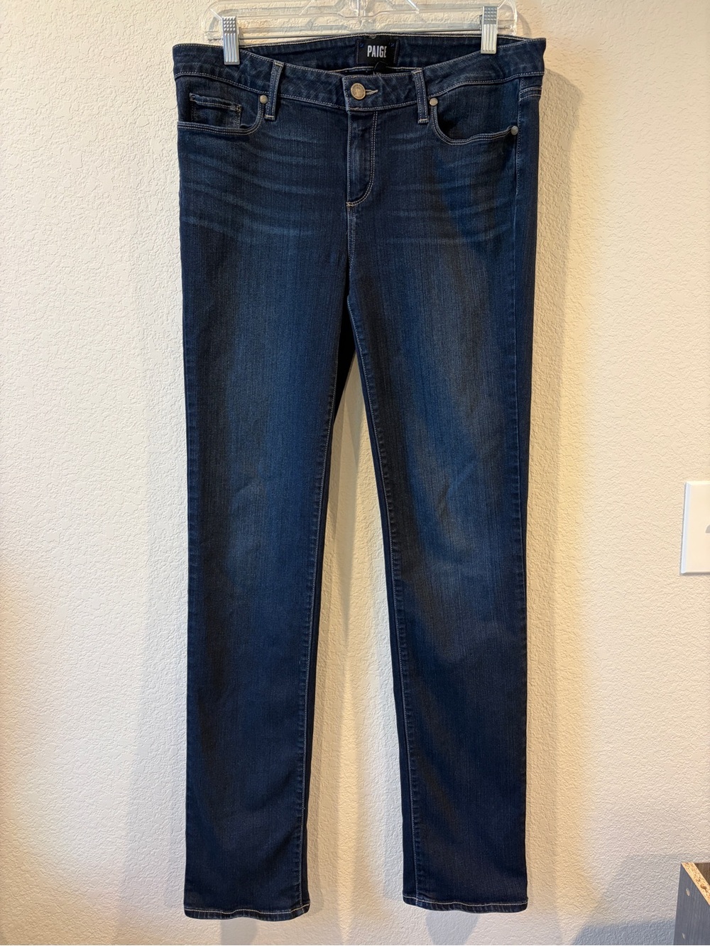 Paige Women’s The Skyline Straight Leg Dark Wash Jeans - 32